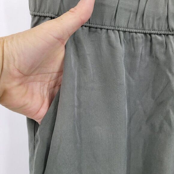 Banana Republic Cargo Jogger Pants M Olive Green Elastic Waist Casual Granola - Picture 6 of 13